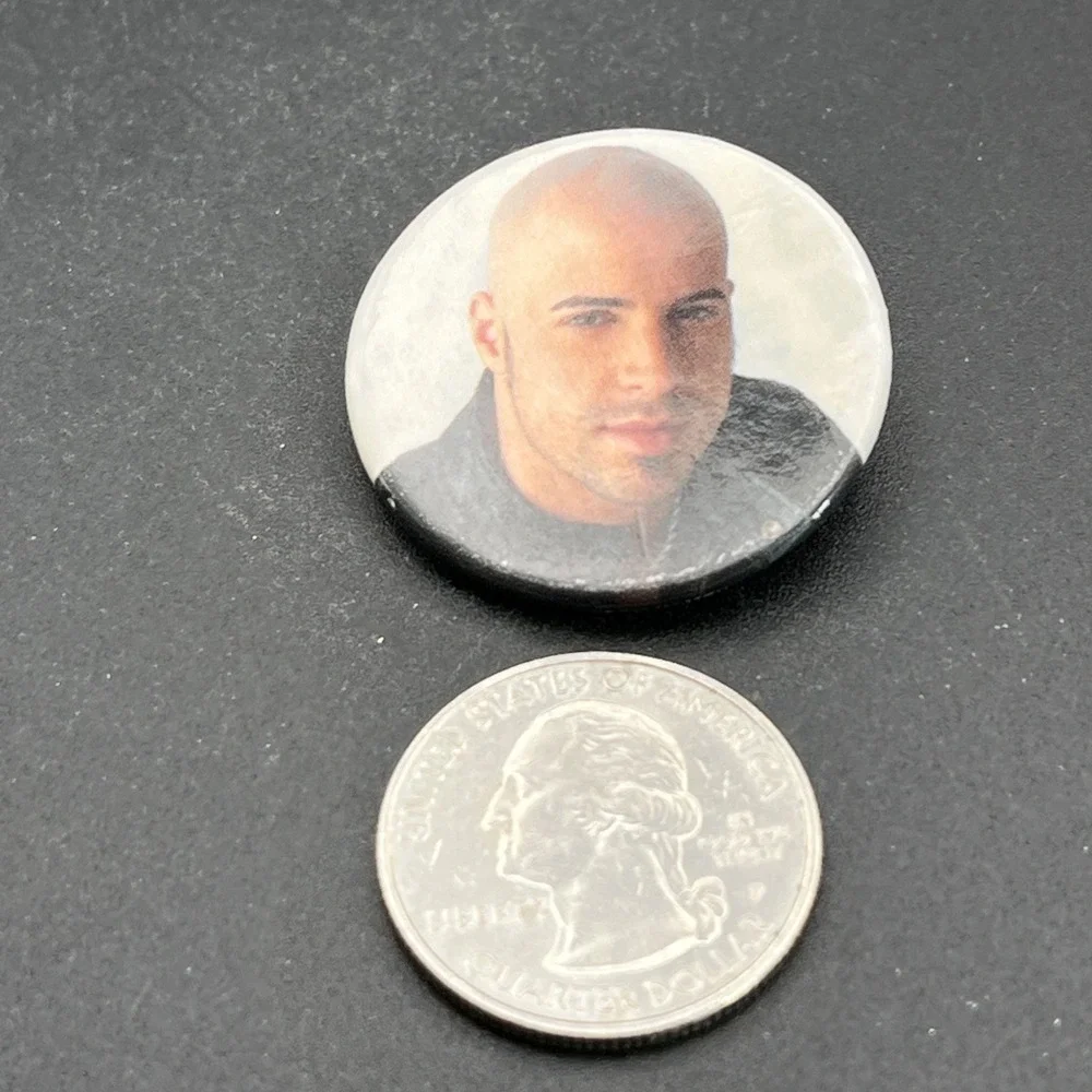 Chris Daughtry Singer Musician Button Pin‎